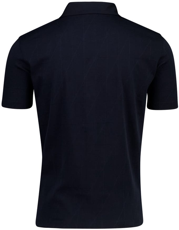 Navy overhemd Pierre Cardin Atelier korte mouwen knopen