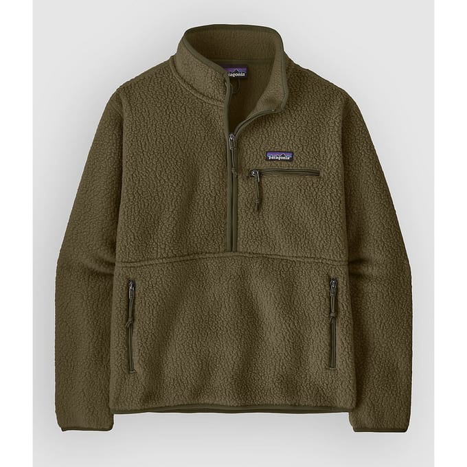 Patagonia Retro Pile Marsupial Half-Zip Fleece Trui groen