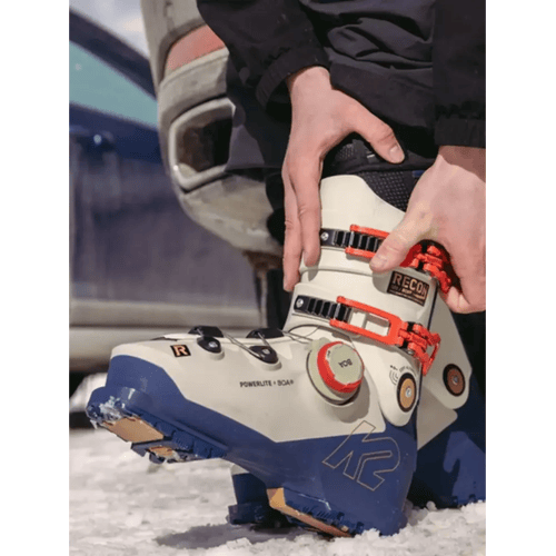 K2 RECON 120 BOA Skischoen (Maat - 295, Kleur - White/Blue)