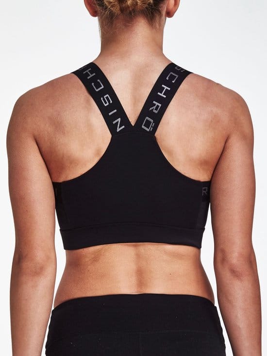 Röhnisch Kay Sportbeha Dames - Black/Black - Maat XS