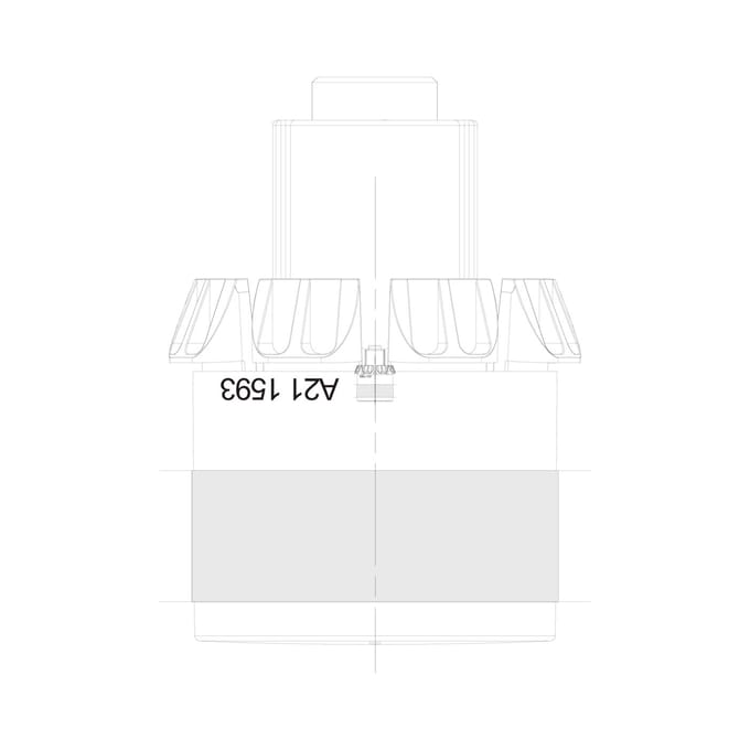 AEG knop, index, zwart, 140211590058