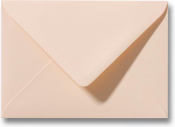 Envelop 12 x 18 Abrikoos, 100 stuks