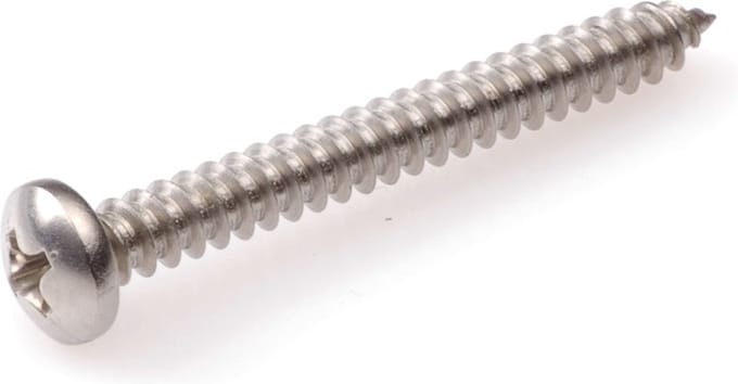 Hoenderdaal zelftappende plaatschroeven RVS A2 PH-2 cilinderkop 4,2 x 19 mm 200 stuks