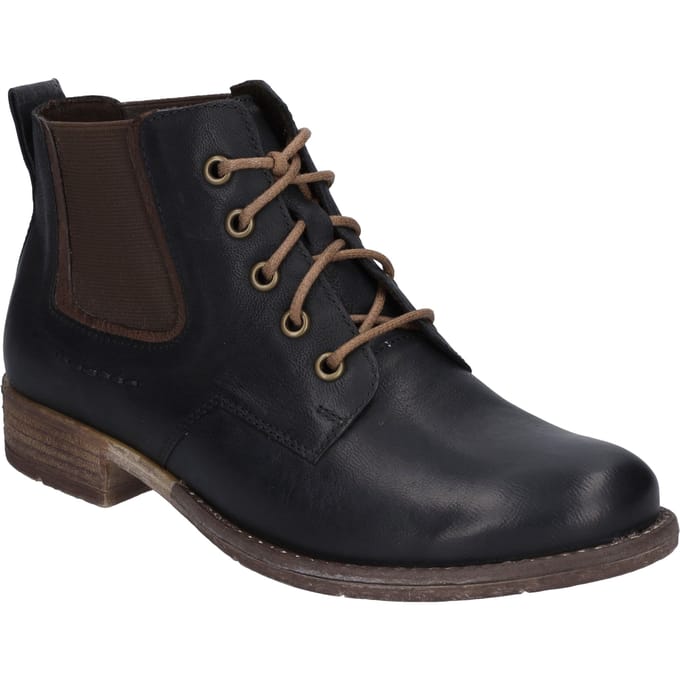 JOSEF SEIBEL Dames Enkellaars Sienna 83 in zwart