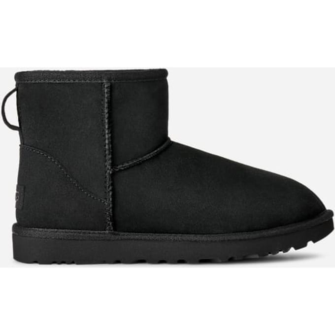 UGG® Classic Mini II for Women in Black, Size 10, Twinface/Polyester/Leather