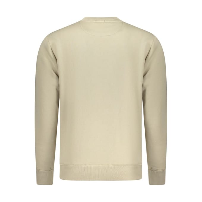 Coveri Bewegende Beiger Katoenen Heren Sweatshirt