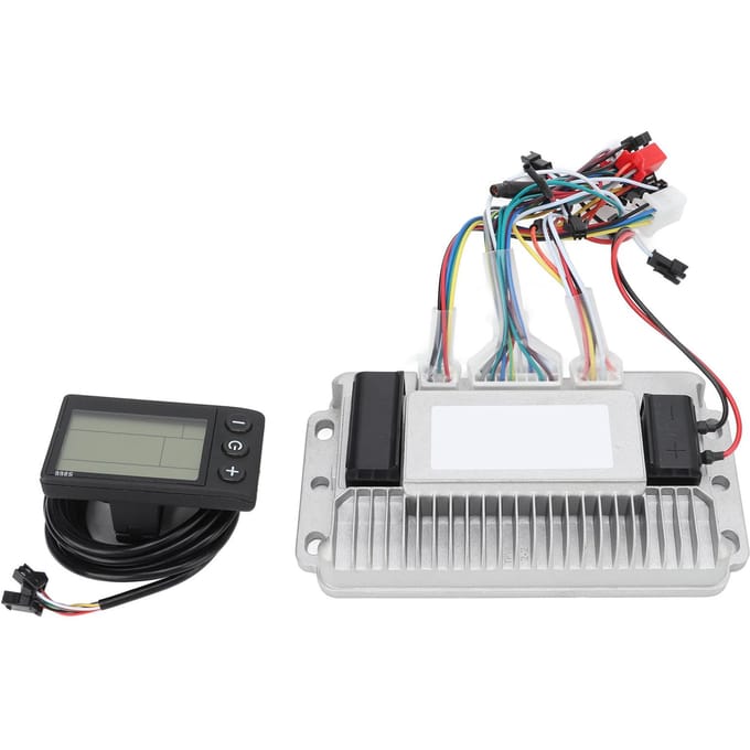 48V 60V 1000W Borstelloze Motor Controller LCD Display Set 3 Modes Sinusgolf Controller Kit voor Elektrische Fiets white