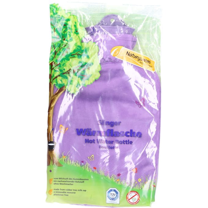 Sänger Warmwaterkruik 2L – Pluche Hoes Lila 1