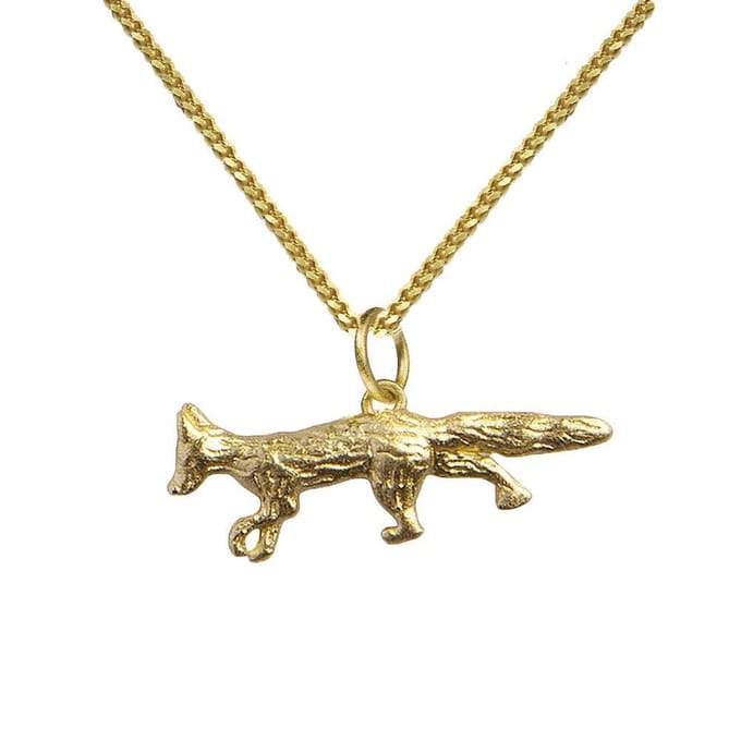 Lauren Sterk Amsterdam ketting vos - verguld - coating