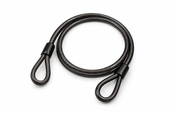 Staalkabel met Ogen – 1,2 meter – Ø 12 mm – Geplastificeerd