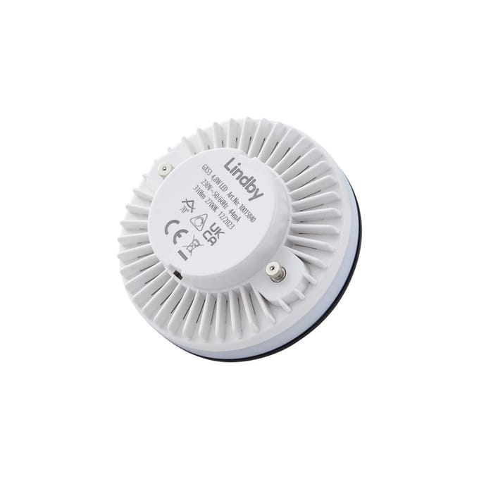 Lindby LED lamp, GX53, 4,8 W, zwart, 2700 K, 7,5 x 3 cm