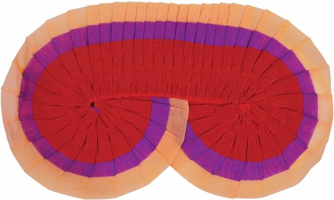 Papieren oogmasker/blinddoek pinata