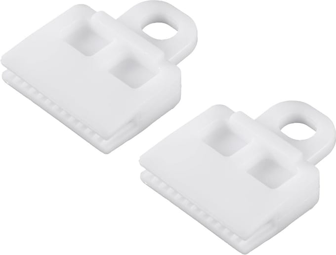 Glasgeleiderclips - Raamklemmen - Auto reparatie - Universele pasvorm - 2 stuks - Wit