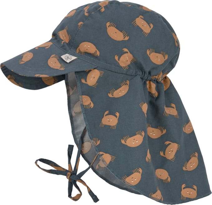 Lassig flap hat crabs bleu 7-18m / size 46-49cm