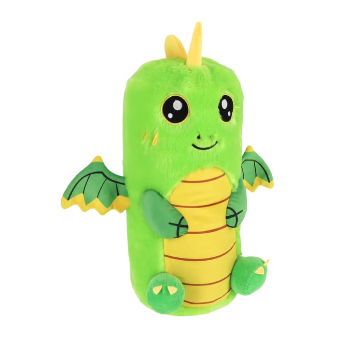 Pluchiez knuffeldraak speelgoed 50 cm - stuiterende draak.