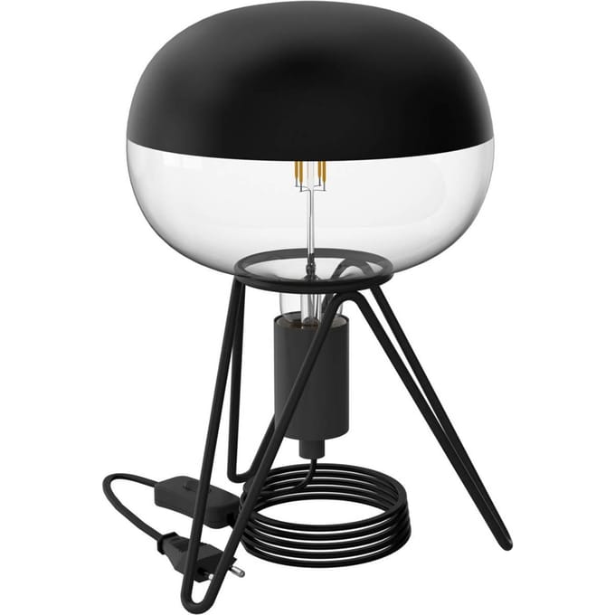 Calex Tripod tafellamp, zwart