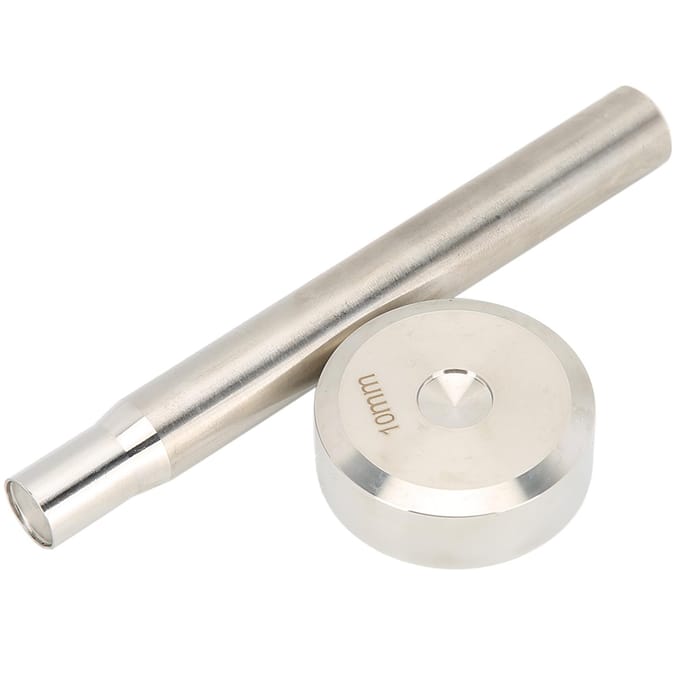 10mm Dubbelzijdige Klinknagelpons Leerbewerking Knop Installatiegereedschap Setter Basis Kit white