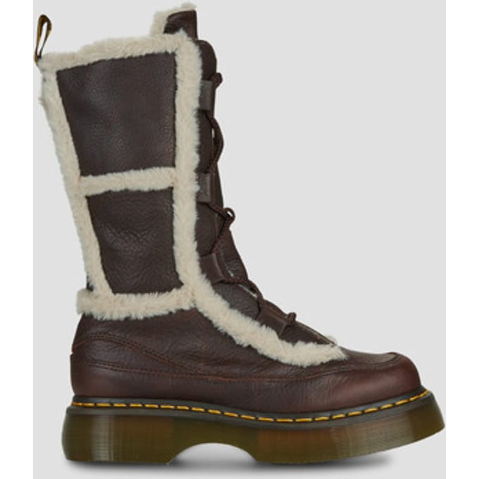 Laarzen Dr. Martens Buzz Lace WL High Leg Boot Dark Brown