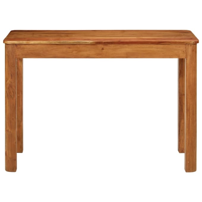 vidaXL - Eettafel - 110x55x76 - cm - massief - acaciahout