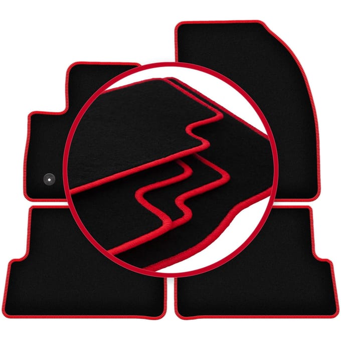 CARLUX-RED automatten voor: Ford Grand C-MAX minivan (2011-2015)