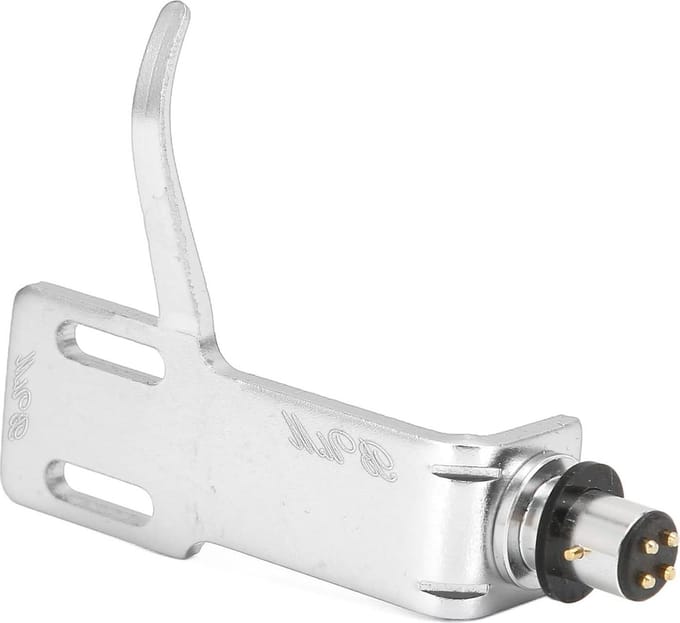 Draaitafel-headshell Phono-headshell-set met Volledige Boventonen - Plug-and-play - Aluminiumlegering - Trouw (zilver)