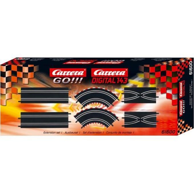 Carrera Go!!! Racebaanonderdeel - GO!!! Uitbouw Set 1 - 6 Baandelen onderdeel