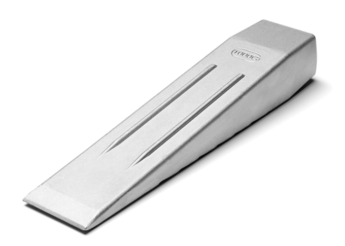 Vel/splijt wig aluminium - 1000 gram