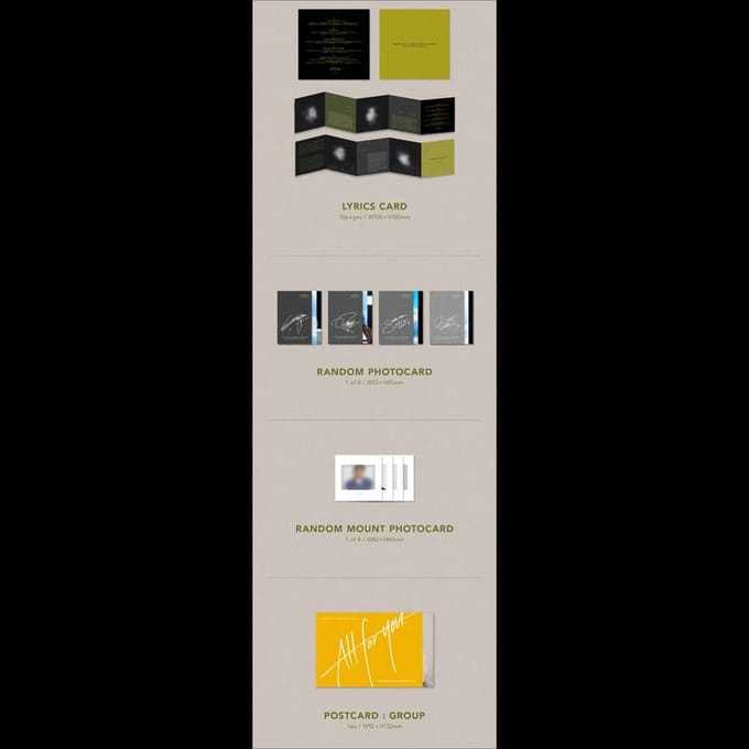 SECHSKIES [ALL FOR YOU] Le 1er Mini-Album Random,No poster white