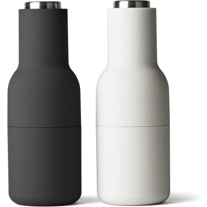 Audo Copenhagen Bottle Grinder Peper- En Zoutmolen Ash/Carbon Staal