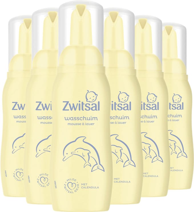 Zwitsal - Wasschuim - Baby - 6 x 200 ml