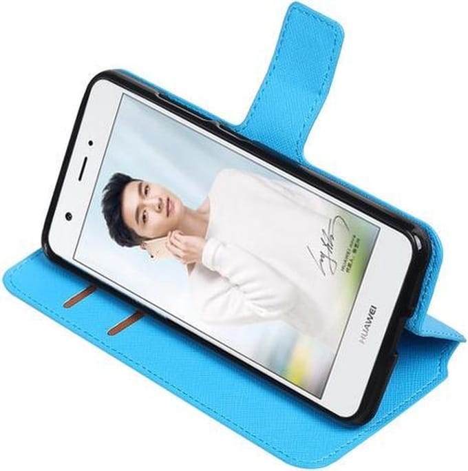 BestCases.nl Blauw Huawei Nova TPU wallet case booktype hoesje HM Book