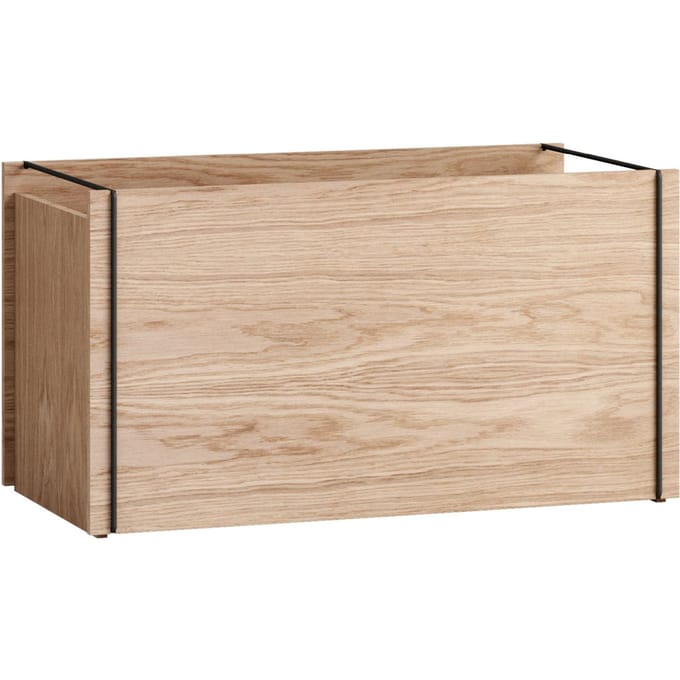 Moebe Storage box - wood, black