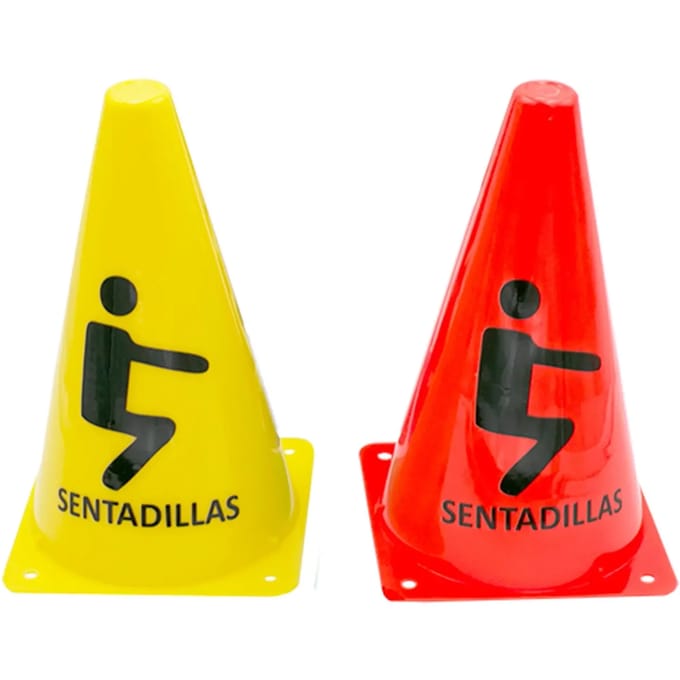 Markerkegel Trainingssquats Naranja Fluor 23 Cm