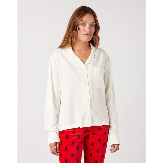 Wrangler - BLOUSE PRISTINE BEIGE - S