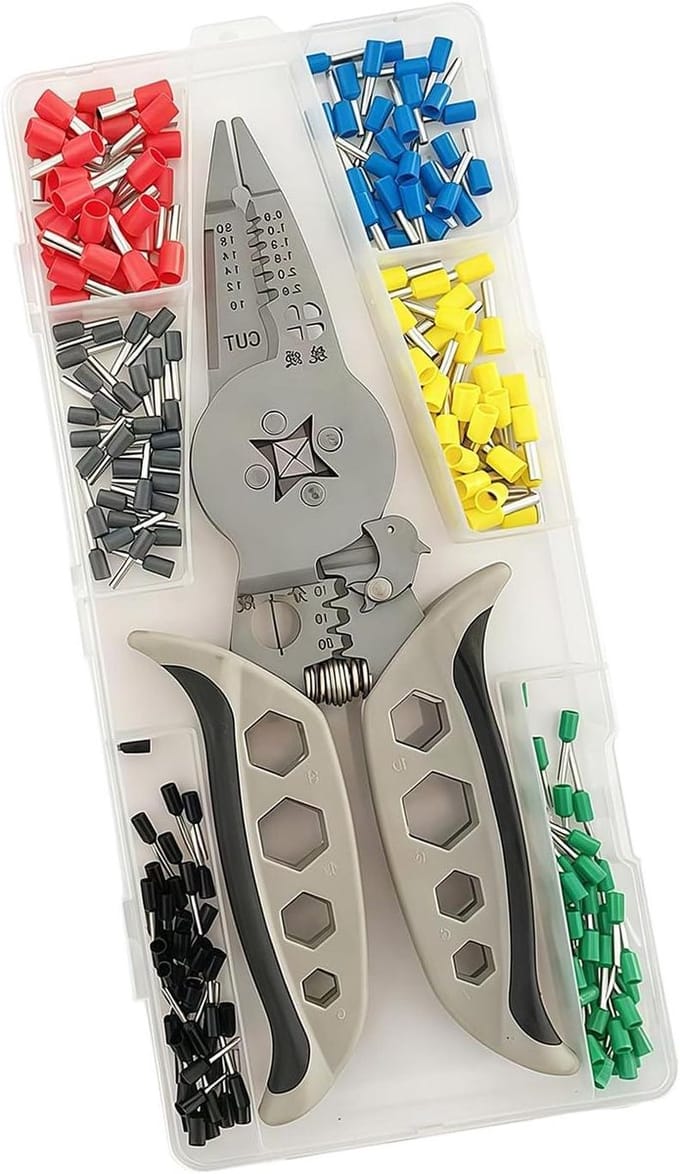 Duty Wire Crimper en Stripper voor Netwerken met Ergonomische Handvat Crimper Networking Tang Kabel