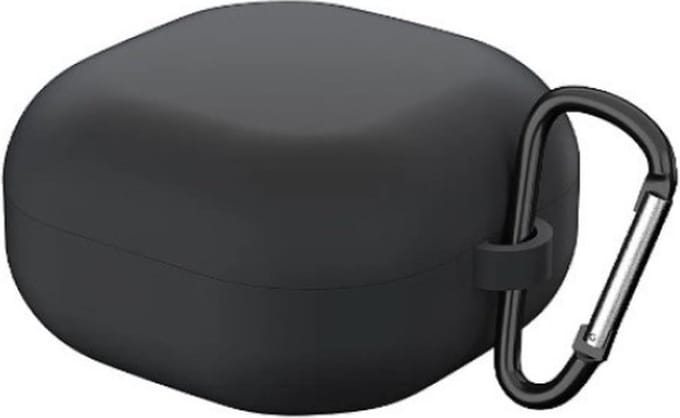 Go Go Gadget - Siliconen case - inclusief karabijnhaak - Geschikt voor Galaxy Buds2 Pro - Zwart