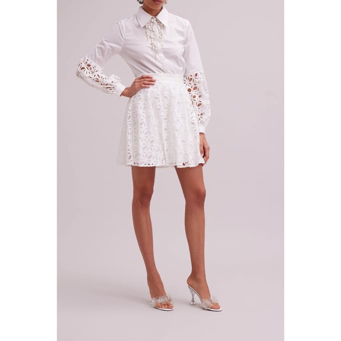 Anne Fontaine Var White Taglia: 44 | Minigonne Outlet | Donna | Bianco
