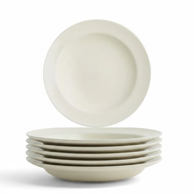 Royal Boch Kitchen Bord Diep 22cm set van 6
