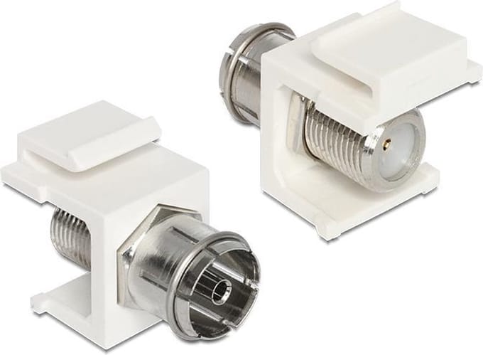 Delock - Keystone Modul IEC Buchse - F Buchse