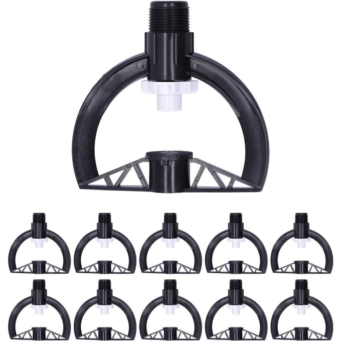 10 stuks Roterende Sproeier G3/4 Buitendraad Tuin Gazon Sproeier Mondstuk Kasbenodigdheden black