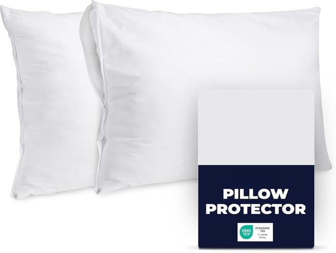 PromoHome Kussenbeschermers 40x60cm - Set van 2 - Waterdicht en Ademend