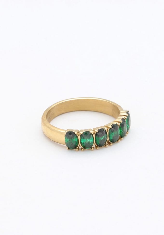 Notre-V Omss23-022 Green Sieraden Dames - Goudkleurig - Maat ONESIZE