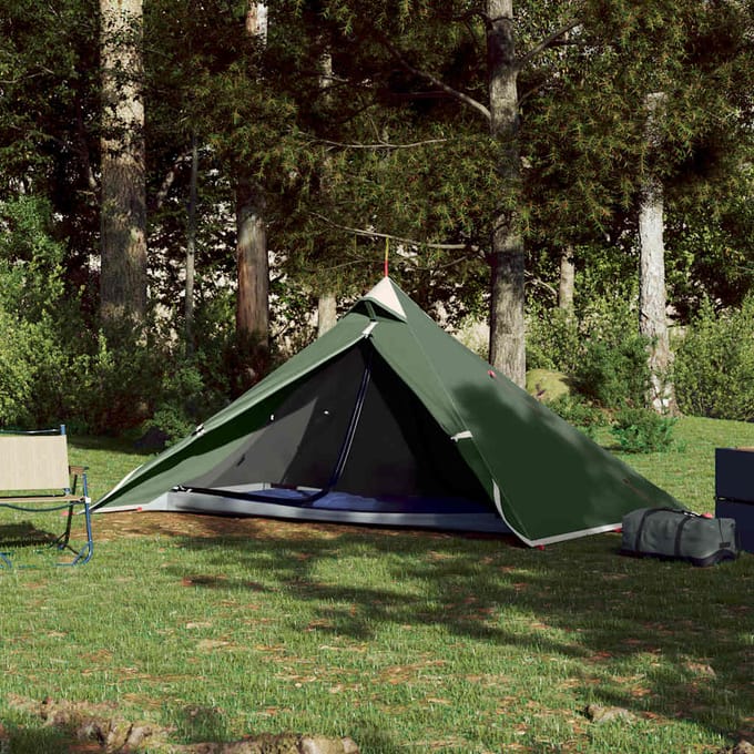 vidaXL - Hangende - tipi - tent - 1-persoons - waterdicht - groen