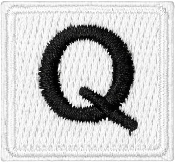 Fjesta© Oeteldonk embleem - Scrabble stijl letter Q