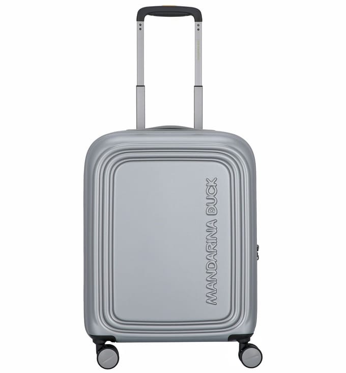 MANDARINA DUCK Logoduck + Trolley Silver Zilverkleurig 55cm