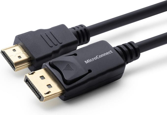 Microconnect MC-DP-HDMI-1000 video kabel adapter 10 m DisplayPort Zwart