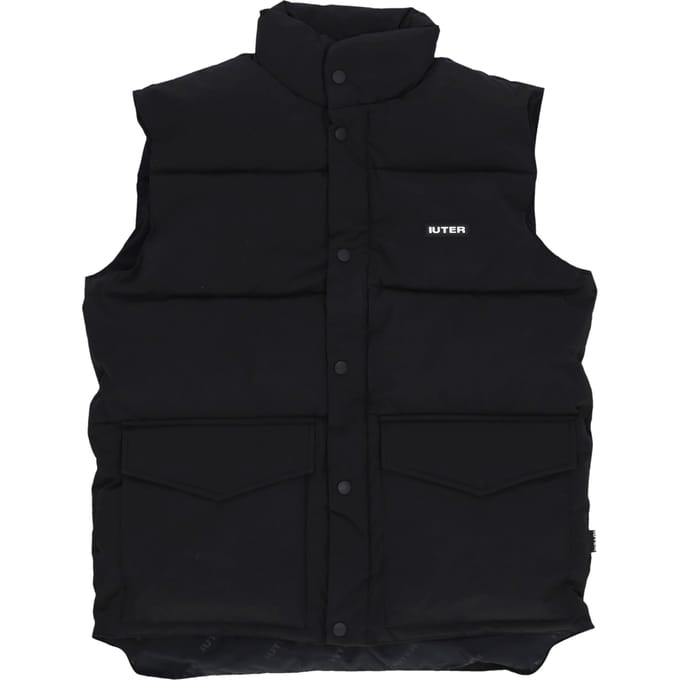 Omlaag jasje Man Puff Vest zwart