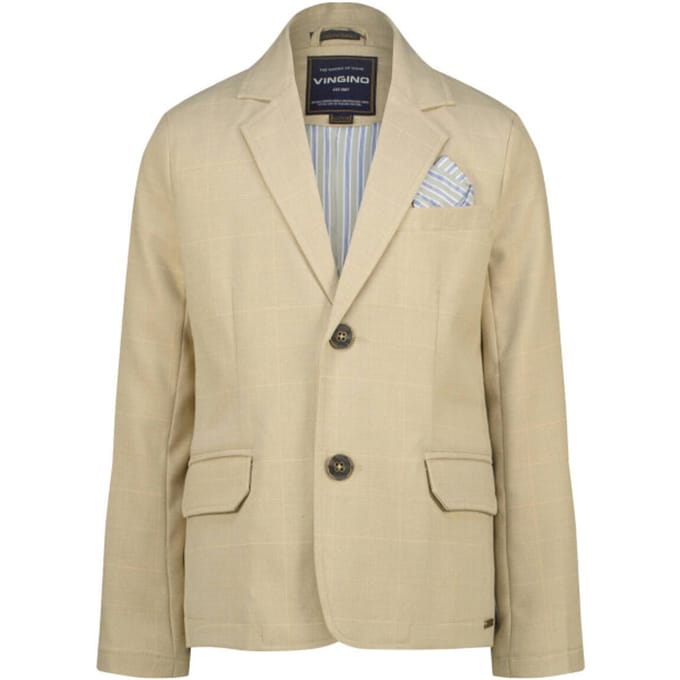 Vingino Tullio Jongens Blazer/Colbert - Overcast white