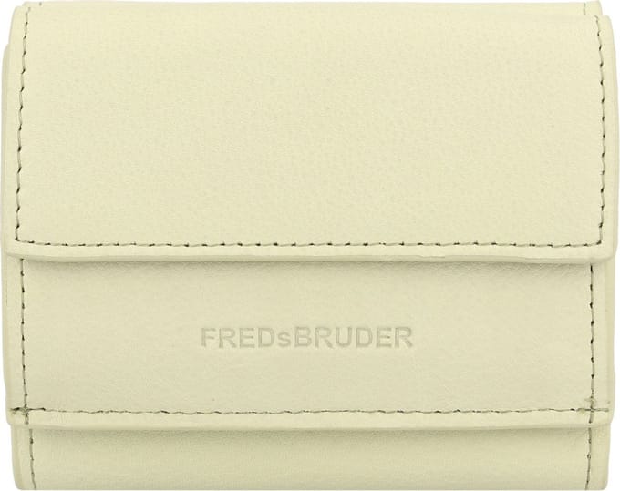FREDsBRUDER Leren Portemonnee Bobonia Foldover Wallet Pistachio Lichtgroen
