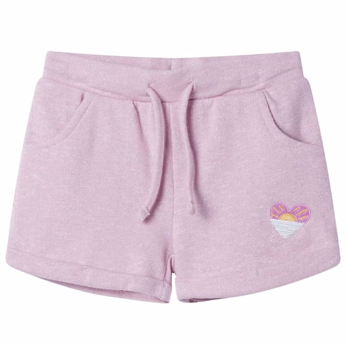vidaXL Kindershorts met trekkoord 128 gemengd lila
